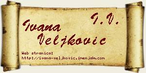 Ivana Veljković vizit kartica
